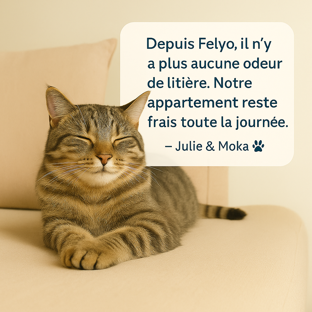 Purificateur d’odeurs pour litière – Felyo®